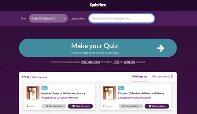 Featured image for Simplify Classroom Differentiation With The New Quizalize - Discover a brand new version of Quizalize that enables you to: • Assign follow-up activities that automatically appear after quizzes • Set different videos, PDFs and web links, depending on student...