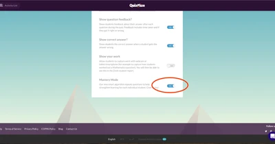 Featured image for How to use Mastery Mode on Quizalize - The EEF describes Mastery as learning which breaks subject matter and learning content into units with clearly specified objectives which are pursued until they are achieved. Learners work through ...