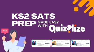 Featured image for KS2 SATs Prep Made Easy with “Quizalize SAT Mastery” - We’ve digitized 48 past SAT papers to the KS2 framework to make KS2 SATs Prep with Quizalize simple and effective. Get 7 papers per year, including Spelling Paper 2 in audio and multiple-choice formats