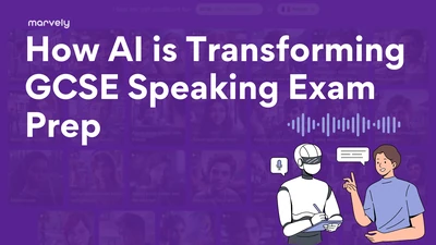 Featured image for How AI is Transforming GCSE Speaking Exam Prep: A Guide for Teachers - Discover how AI is transforming GCSE speaking exam prep for teachers and students. Learn how AI-powered tools provide real exam-style practice, instant feedback, and progress tracking to boost student confidence. Explore Marvely, a free AI tool designed for schools to simplify GCSE....