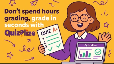 Featured image for Don’t spend hours grading, grade in seconds with Quizalize - Teachers, how many hours are you losing to grading each week? If you find yourself spending six hours or more marking quizzes, tests, and...